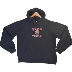 Champion Maryland Terrapins Men's L Black Fear The Turtle Hoodie Sweatshirt